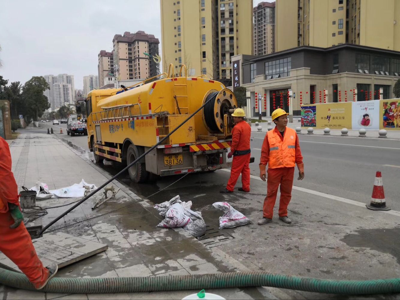 漠河排污管道清淤-管道清洗